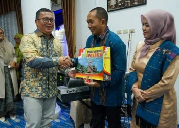 Bupati Tanah Datar Bersama Forkopinda Melaksanakan Acara Pisah Sambut dengan Dandim 0307 Tanah Datar