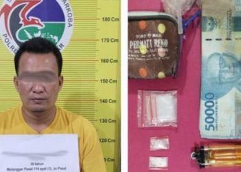 Diduga Edarkan Sabu, AG Ditangkap Satres Narkoba Polres Tanah Datar