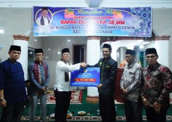 TSR Khusus Bupati Tanah Datar Disambut Antusias oleh Jemaah Masjid Baiturrahim Ampalu Nagari Gurun