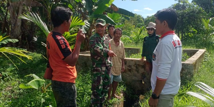 Serka Dendi Sartika bersama Pemdes Tuapeijat Laksanakan Kegiatan Pengecekan Lokasi Pembangunan Jaringan Irigasi