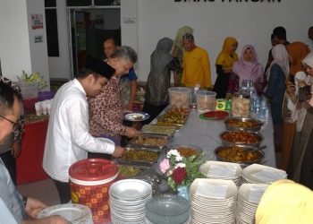 Wako Dan Wawako Solok Hadiri Halal Bihalal Disperkim dan Dinas Pangan