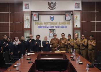 Pj Wali Kota Payakumbuh Jasman diwakili Sekda Rida Ananda Menerima Audiensi dari BPOM