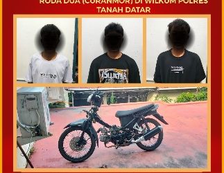 Diduga Melakukan Tindak Pidana Curamor, Tiga Orang Pelajar di Kecamatan Sungai Tarab Diamankan Sat Reskrim Polres Tanah Datar