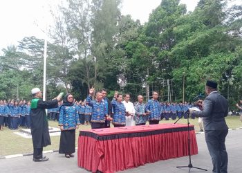 Sebanyak 599 P3K Tenaga Guru dan Nakes Dilantik PJ Bupati Mentawai