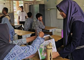 OSIS SMAN 1 Kecamatan Guguak Kab. Limapuluh Kota Galang Bantuan Bagi Korban Bencana Alam di Sumatera Barat