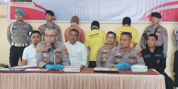 Kapolresta Solok Gelar Konferensi Pers Terkait Pengungkapan Kasus Pencurian Dengan Kekerasan dan Pencurian Dengan Pemberatan Serta Narkoba