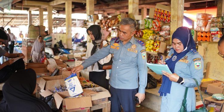 Satgas Pangan Kab. Solok Lakukan Monitoring Harga Bahan Pokok di Pasar Talang