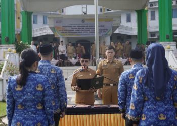 Akselerasi Reformasi Birokrasi, Bupati Safaruddin Serahkan 694 SK P3K dan Jabfung