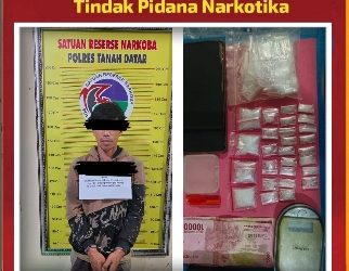 Warga Kecamatan Tanjuang Baru Diamankan Oleh Satres Narkoba Polres Tanah Datar