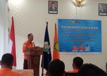 Kantor SAR Mentawai Menandatangani MoU bersama Pihak Otoritas Bandara Mentawai