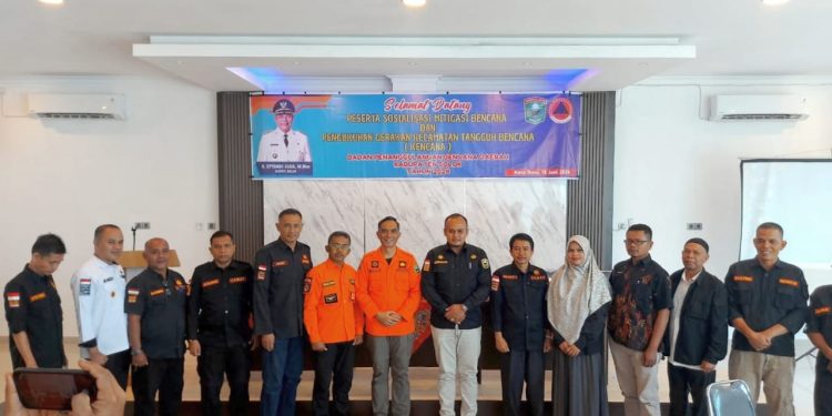 Sosialisasi Mitigasi Bencana dan Pengukuhan Gerakan Kecamatan Tangguh Bencana (Kencana) BPBD Kab. Solok Tahun 2024