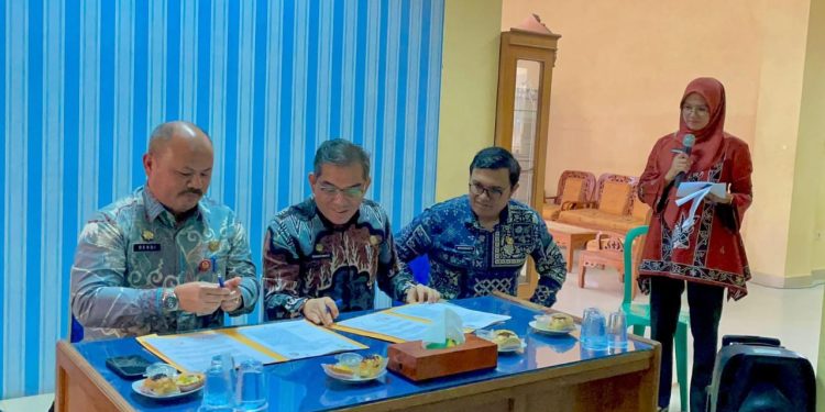 Kerjasama Pengendalian Inflasi Daerah, Pemkab Limapuluh Kota Teken MoU Dengan Pemkab Kampar
