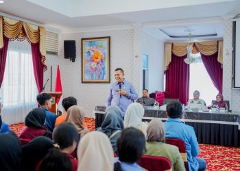 Bupati Solok Tenerima Kunjungan Silaturahmi dan Audiensi Mahasiswa PMM4 Inbound UNP