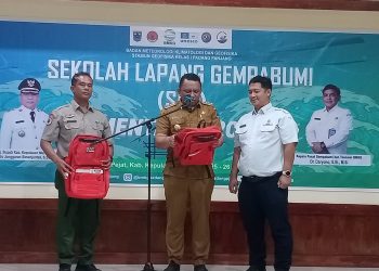 BPBD Mentawai Bekerjasama dengan BMKG Padang Panjang Menggelar Sekolah Lapangan Gempa Bumi Tsunami Ready Community