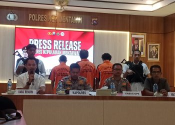 Polres Mentawai Gelar Press Release Ungkap Sejumlah Kasus