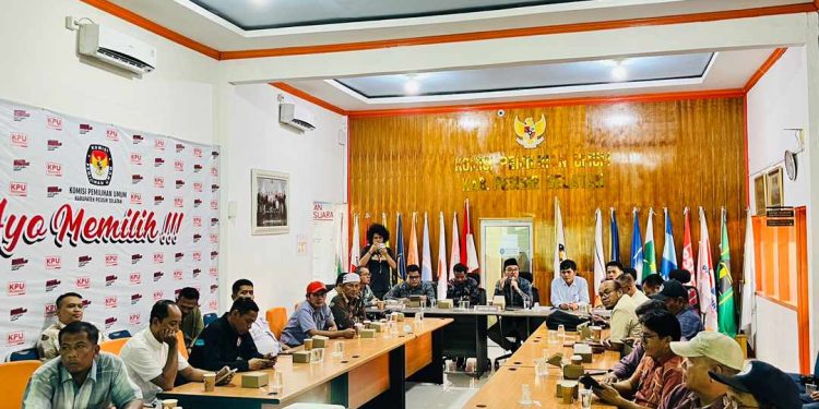 Sukseskan Tahapan Pilkada 2024, KPUD Pessel Gandeng Awak Media