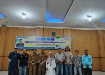 Sosialisasikan Program-Program Prioritas Kemendikbudristek, BBPMP Provinsi Sumbar Menggelar Kegiatan Media Visit