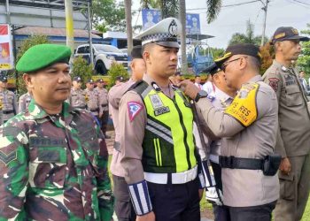 Polres Tanah Datar Laksanakan Apel Pasukan Operasi Patuh Singgalang 2024