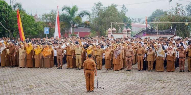 Pemkab Solok laksanakan Apel Pagi di Lingkup Pemerintah Kabupaten Solok