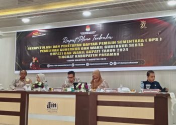 KPU Pasaman Tetapkan DPS Pilkada Tahun 2024