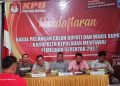 KPU Mentawai Tutup Pendaftaran Calon Bupati dan Wakil Bupati Mentawai
