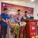 Mendaftar ke KPU, Paslon Bupati Tanah Datar Eka Putra-Fadly Ahmad Diiringi Ribuan Simpatisan