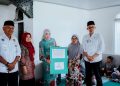 Emiko Epyardi Asda Hadiri Pemberian Bantuan Pemakaian Air Bersih Untuk Masyarakat di Jorong Panarian Nagari Talang