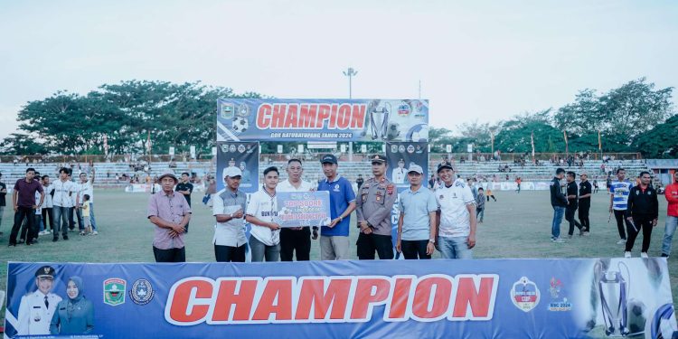 Final Bupati Solok Cup III Tahun 2024, Kecamatan Kubung Keluar sebagai Juara