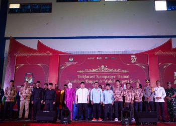 Pemkab Solok Hadiri Deklarasi Kampanye Damai Pemilihan Bupati & Wakil Bupati Solok Tahun 2024