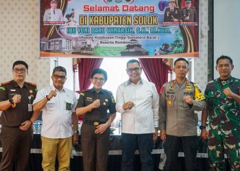 Bupati Solok Sambut langsung Kedatangan Kepala Kejaksaan Tinggi Sumatera Barat di Kab. Solok