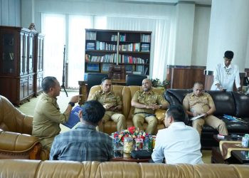 Pjs Bupati Solok  Terima Kunjungan Bawaslu Kabupaten Solok