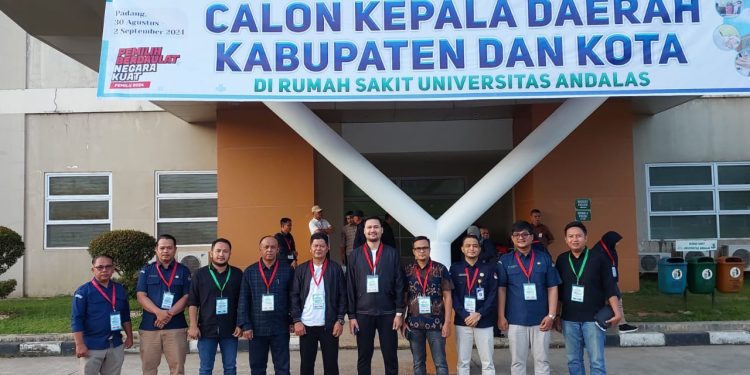 Tes Kesehatan Bapaslon Welly Suheri-Anggit Kurniawan Berjalan Lancar