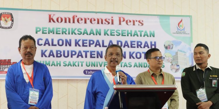 Tes Kesehatan Mara Ondak dan Desrizal Berjalan Lancar