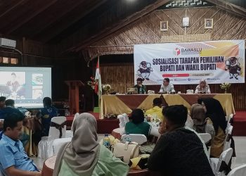 Bawaslu Mentawai Gelar Sosialisasi Tahapan Pemilihan Bupati dan wakil Bupati