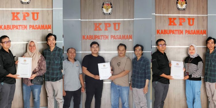 Bapaslon Bupati Pasaman Perbaiki Berkas Pendaftaran Ke KPU
