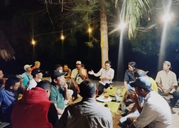 Para Pemuda Dusun Jati Menaruh Harapan kepada Bapaslon Bupati Mentawai Rijel-Yosep