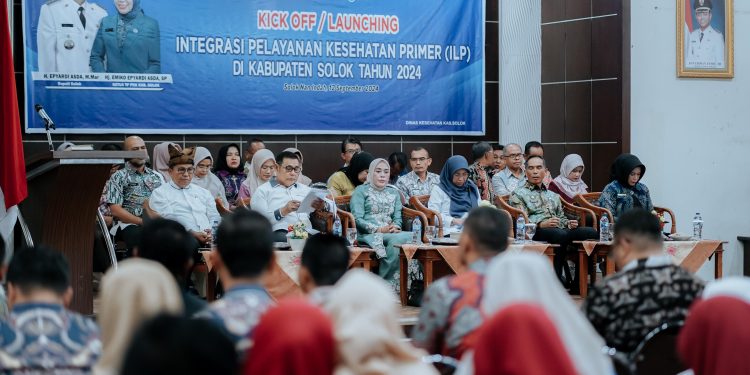 Bupati Epyardi Asda Hadiri Launching Integrasi Layanan Kesehatan Primer (ILP) Kabupaten Solok Tahun 2024