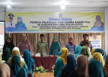 120 Kader PKK Lima Puluh Kota Ikuti Pelatihan yang Dibuka Bupati Safaruddin