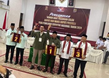 KPU Pasaman Lakukan Pleno Nomor Urut
