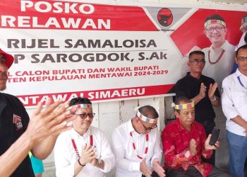Ketua Relawan Paslon Nomor Urut 1 Rijel-Yosep, Ramses : Mari Jaga Soliditas
