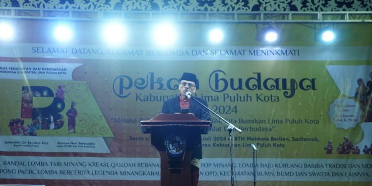 Bupati Safaruddin Tutup Pekan Budaya Lima Puluh Kota 2024