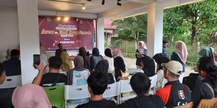 KPU Pasaman Gelar Sosialisasi Pilkada Kepada Lintas Komunitas
