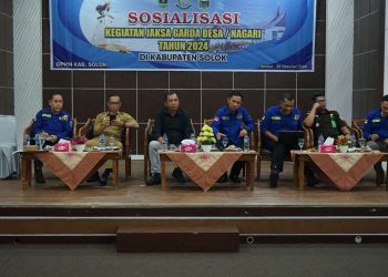 Pjs Bupati Solok Hadiri Pembukaan Sosialisasi Kegiatan Jaksa Garda Desa Nagari Tahun 2024