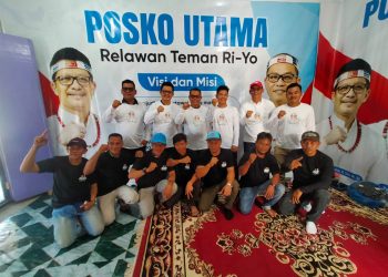 Posko Utama Relawan Teman RIYO di Launching, Rijel : Terimakasih kepada Relawan Teman RIYO