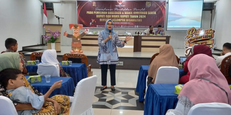 KPU Pasaman Gelar Sosialisasi Pilkada Ramah bagi Penyandang Disabilitas