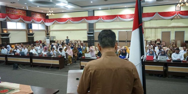 Launching dan Bimbingan Teknis Penerapan Aplikasi Super APPS Solok Serasi untuk Mendukung Sistem Pemerintahan Berbasis Elektronik Di Kabupaten Solok