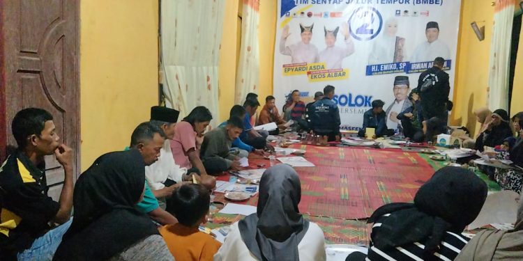 Warga Muaro Paneh Deklarasi Dukungan untuk Solok Bersemi dan Otewe Sumbar