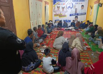 Rumah Juang Tim Senyap Jalur Tempur 155 di Muaro Paneh Suarakan Politik Riang Gembira