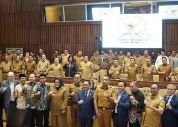 Pjs. Bupati Lima Puluh Kota Bahas Kesiapan Pilkada Serentak Bersama Komisi II DPR RI