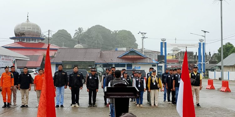 Pastikan Masa Tenang Pilkada Kondusif, Bawaslu Mentawai Gelar Apel Gabungan